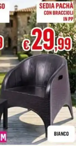 Satur Sedia pacha con braccioli in pp offerta