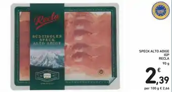 Spazio Conad Recla Speck Alto Adige IGP 90g offerta