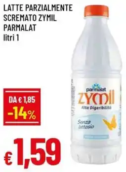 Famila Latte parzialmente scremato zymil PARMALAT offerta