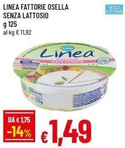 Famila Linea fattorie osella senza lattosio offerta