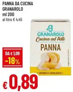 Famila Panna da cucina GRANAROLO offerta