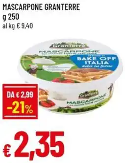 Famila Mascarpone GRANTERRE offerta