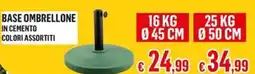 Satur Base ombrellone in cemento offerta