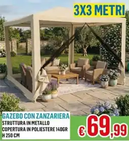 Satur Gazebo con zanzariera offerta