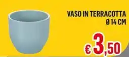Satur Vaso in terracotta offerta