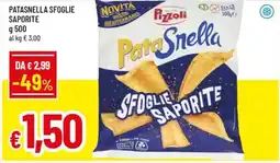 Famila Patasnella sfoglie saporite Pizzoli offerta