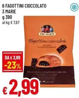 Famila 6 fagottini cioccolato 3 MARIE offerta