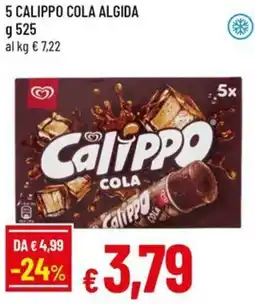 Famila 5 calippo cola ALGIDA offerta