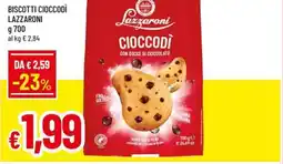 Famila Biscotti cioccodì LAZZARONI offerta