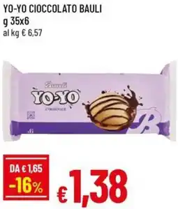 Famila Yo-yo cioccolato BAULI offerta