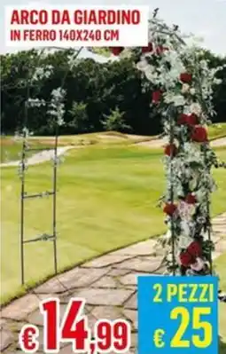 Satur Arco da giardino in ferro offerta