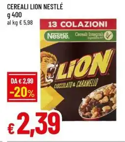 Famila Cereali lion NESTLÉ offerta