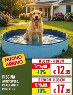 Satur Piscina antiscivolo, pieghevole e portatile offerta