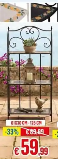 Satur Angoliere amalfi in ferro battuto con decoro limoni offerta
