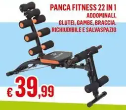 Satur Panca fitness 22 in 1 offerta