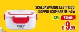 Satur Kooper scaldavivande elettrico, doppio scomparto-40W offerta