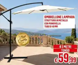 Satur Ombrellone lampara 48 MM offerta