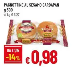 Famila Pagnottine al sesamo gardapan offerta