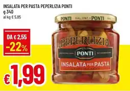 Famila Insalata per pasta peperlizia PONTI offerta