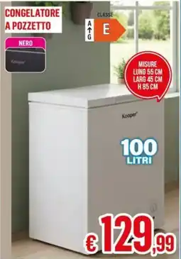 Satur Congelatore a pozzetto offerta