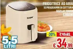 Satur Kooper friggitrice ad aria 1200W offerta