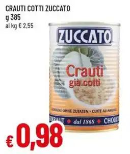 Famila Crauti cotti ZUCCATO offerta