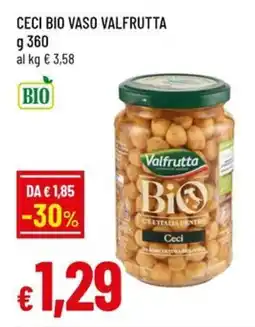 Famila Ceci bio vaso VALFRUTTA offerta