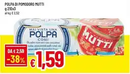 Famila Polpa di pomodoro MUTTI offerta