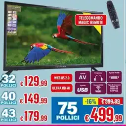 Satur Tv telecomando magic remote offerta