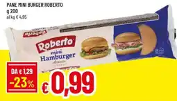 Famila Pane mini burger ROBERTO offerta