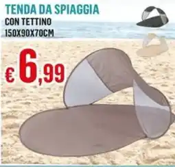Satur Tenda da spiaggia con tettino offerta