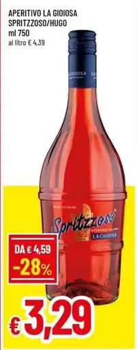 Famila Aperitivo la gioiosa spritzzoso/hugo offerta