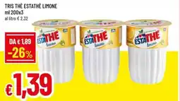 Famila Tris thè estathè limone offerta