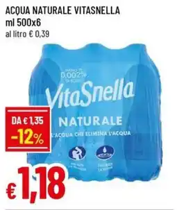 Famila Acqua naturale VITASNELLA offerta