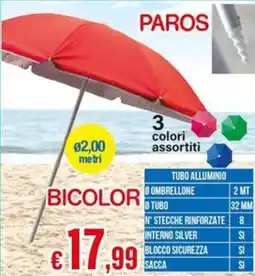 Satur Paros tubo alluminio offerta