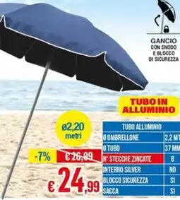 Satur Gancio tubo in alluminio offerta