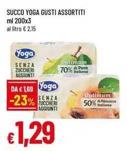 Famila Succo YOGA offerta