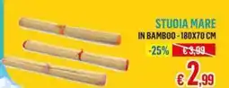 Satur Stuoia mare in bamboo offerta