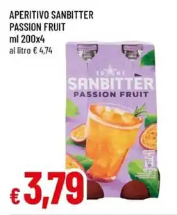 Famila Aperitivo sanbitter passion fruit offerta