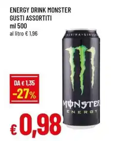 Famila Energy drink MONSTER offerta