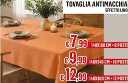 Satur Tovaglia antimacchia effetto lino offerta