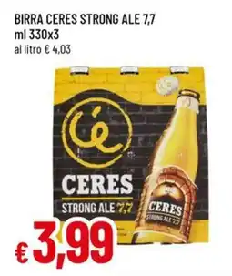 Famila Birra ceres strong ale 7,7 offerta
