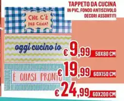 Satur Tappeto da cucina in pvc, fondo antiscivolo offerta