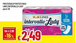 Famila Proteggislip distesi maxi lines intervallo lady offerta