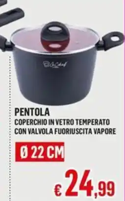 Satur Pentola coperchio in vetro temperato con valvola fuoriuscita vapore offerta