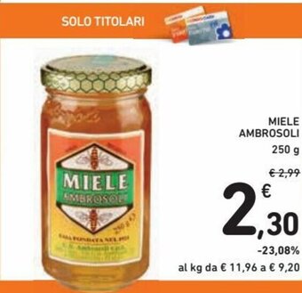Spazio Conad Miele Ambrosoli 250g offerta