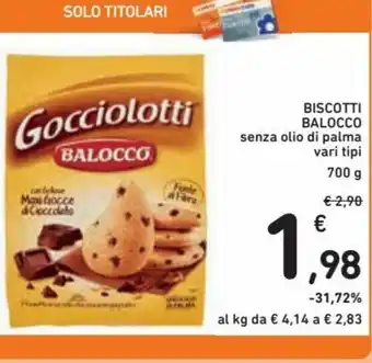 Spazio Conad Balocco Biscotti 700g offerta