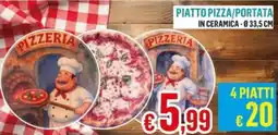 Satur Piatto pizza/portata in ceramica offerta
