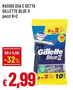 Famila Rasoio usa e getta gillette blue ii offerta