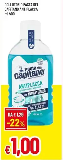 Famila Collutorio pasta del capitano antiplacca offerta